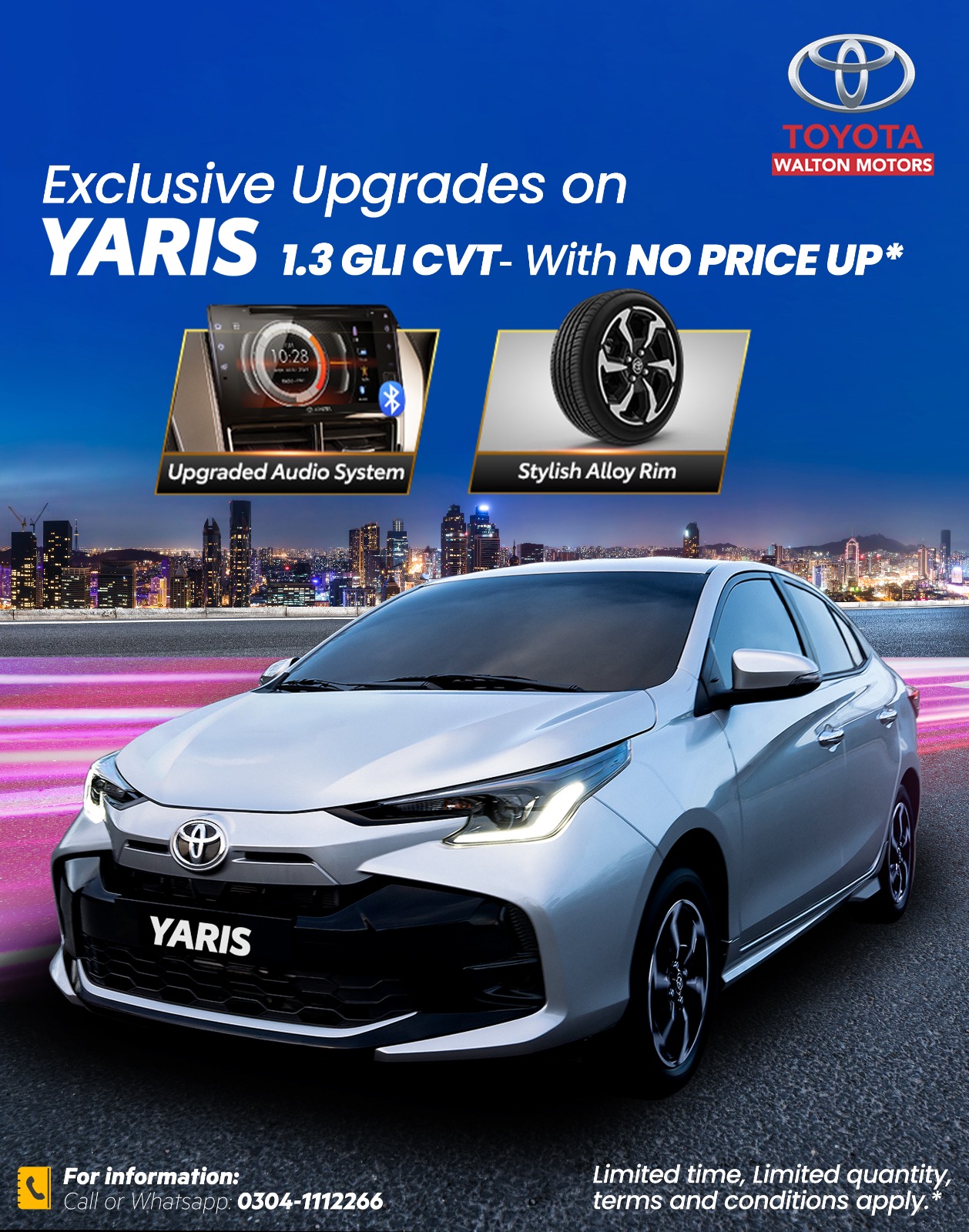 Toyota Yaris 1.3 GLI CVT-Limited Editon