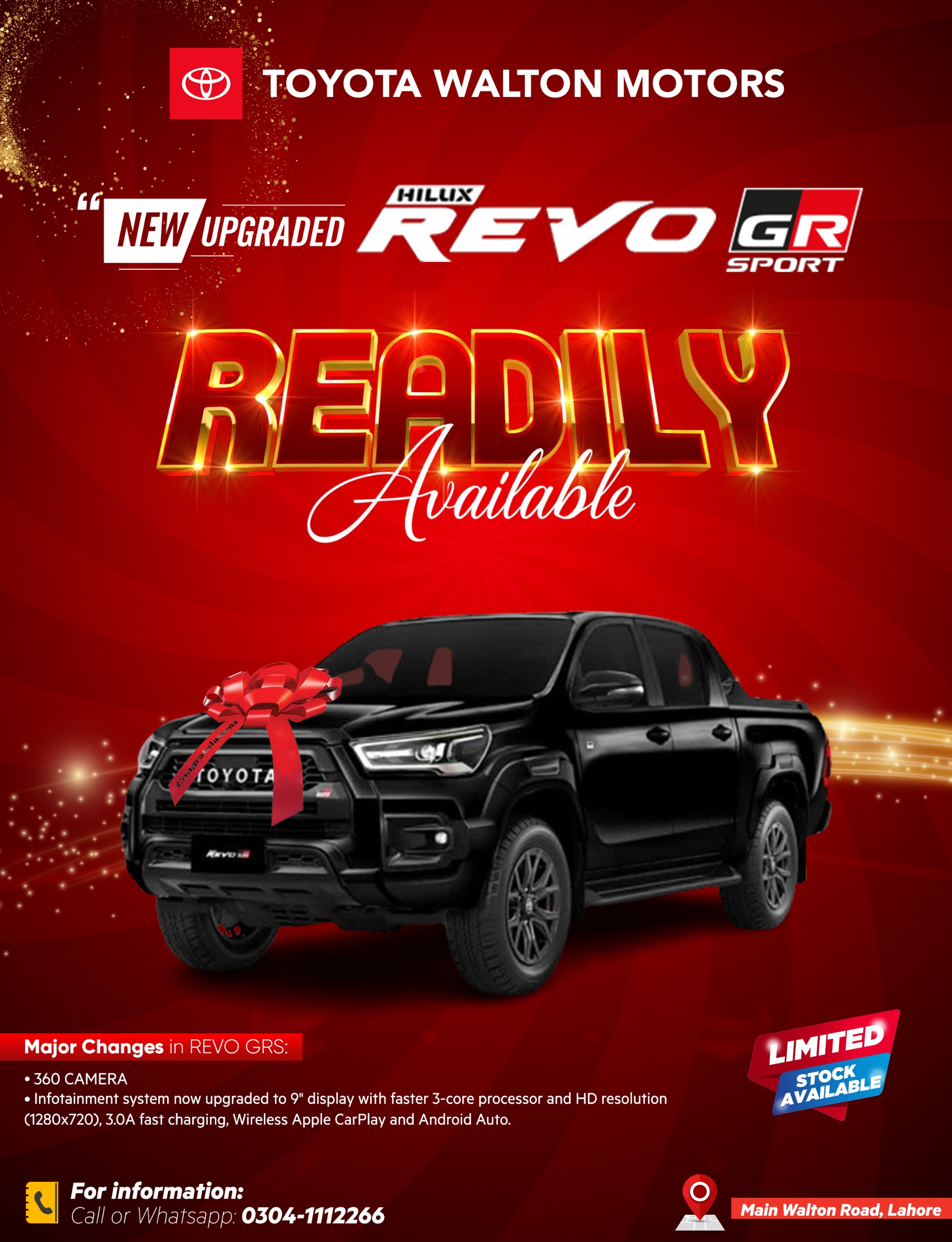 New Upgrade – Hilux REVO GRS Readily Available
